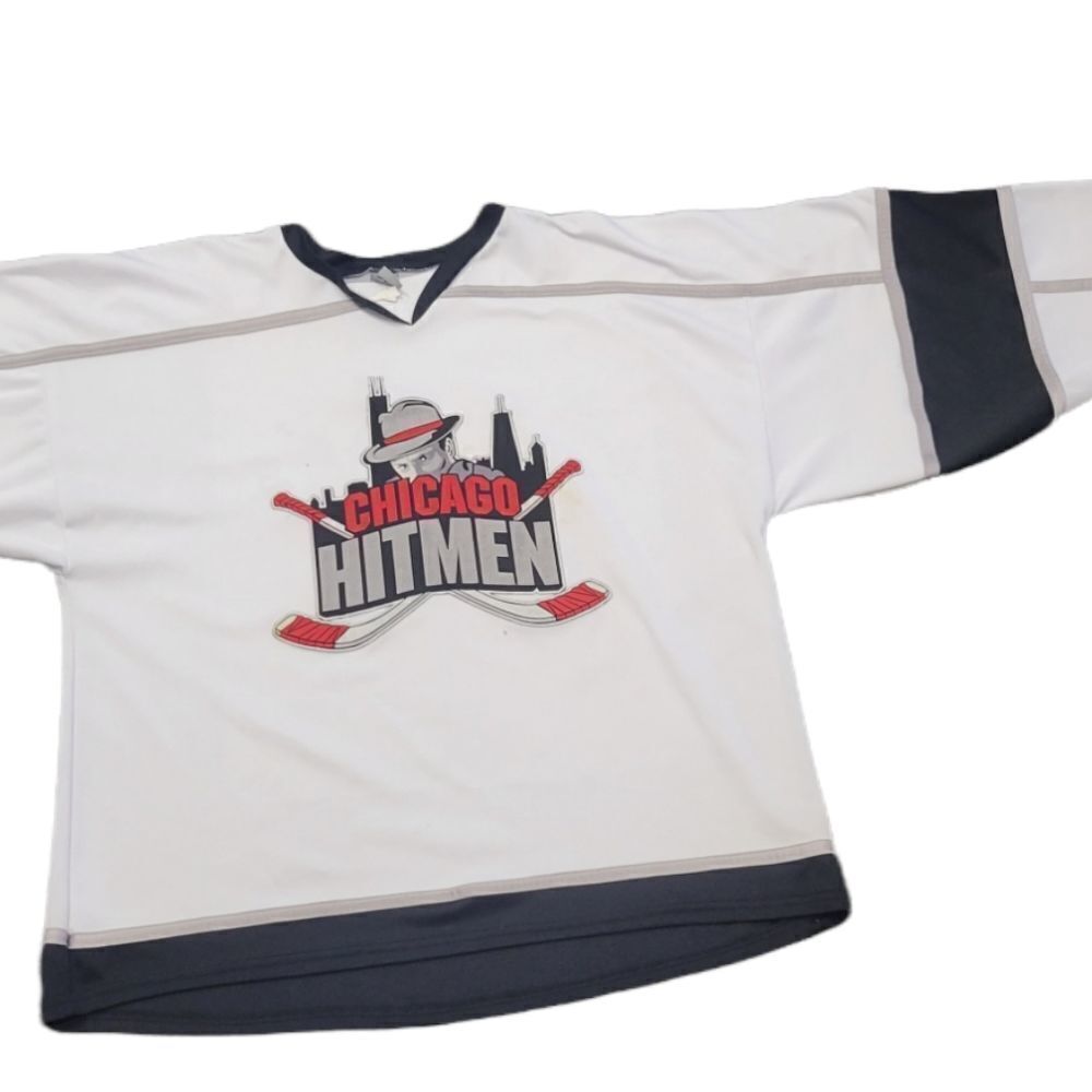 Chicago Hitmen Autographed Hockey Jersey Authentic